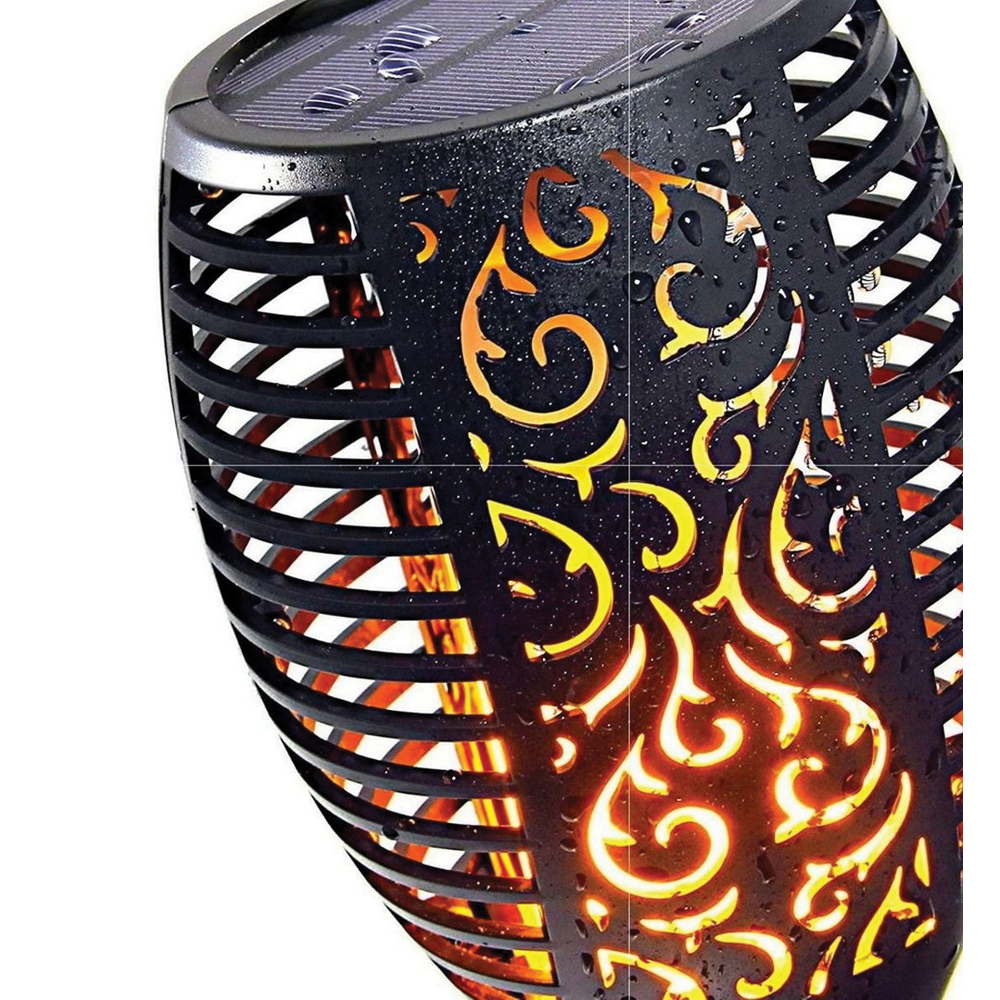 WBM Smart W-LE-04 Outdoor Flashing Flame Torch Light, Lithium-Ion Battery, 96-Lamp, LED Lamp, ABS/PVC Fixture - 2