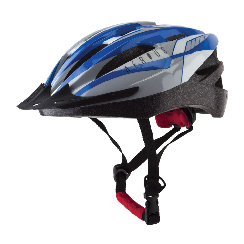 Aerius V19 Sport Series 912582 All-Purpose Helmet, In-Mold Headgear, M, S, Blue/Gray - 2