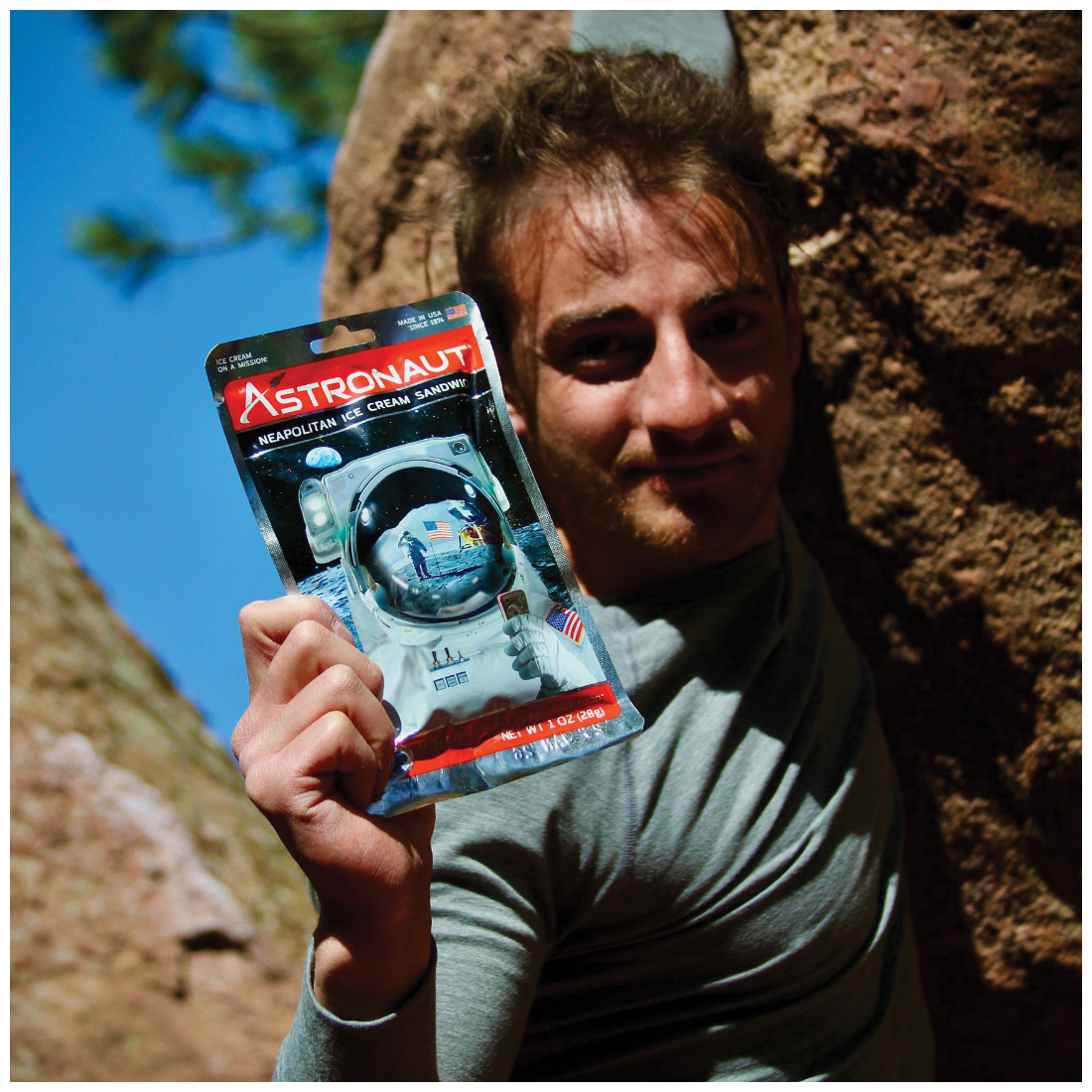 Backpacker's Pantry ASTRONAUT 130006 Ice Cream Sandwich, 1 oz, Pouch - 5