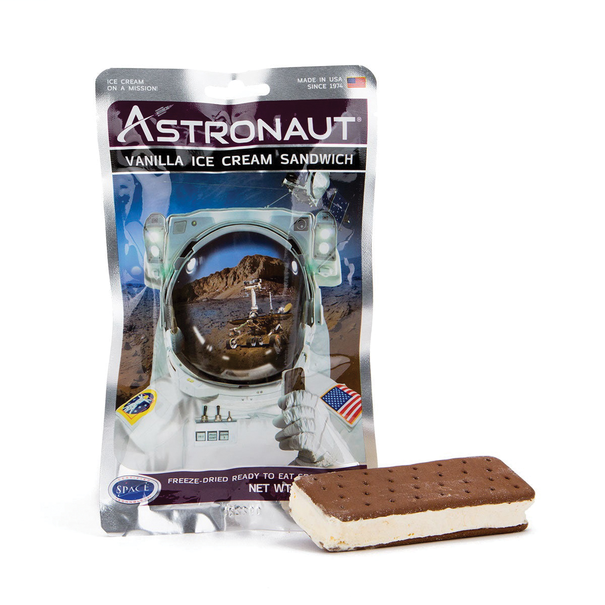 Backpacker's Pantry ASTRONAUT 130002 Ice Cream Sandwich, Vanilla, 1 oz - 3