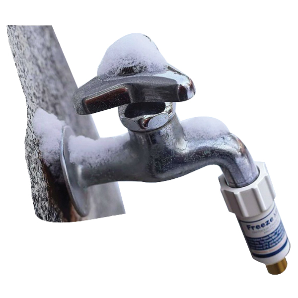 Freeze Miser 6000-01 Faucet Protector, Brass/Polypropylene/Stainless Steel, For: 3/4 in Pipe - 4