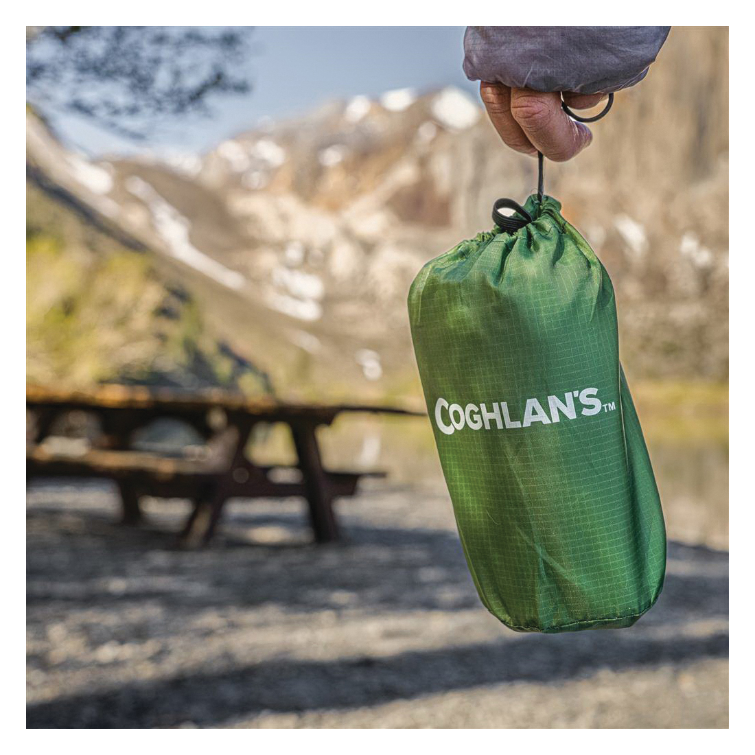 Coghlan's 2320 Picnic Table Cover, 76 in L, 37 in W, Polyester - 2