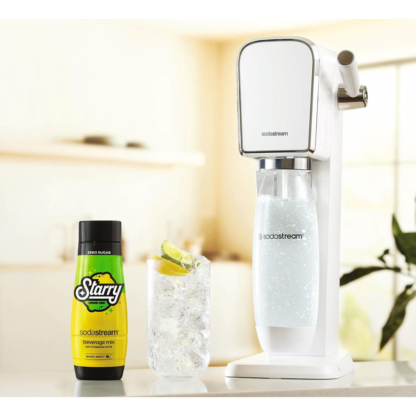 Sodastream Starry 1924226010 Zero Sugar Drink Mix, Liquid, Lemon Lime, 440 mL Bottle - 2