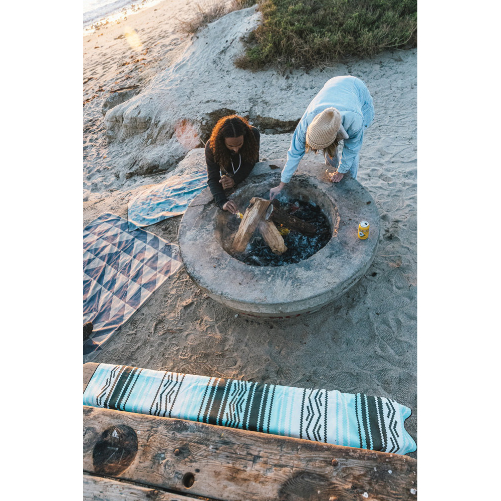 Nomadix The Only Towel You Need NM-BAJA-101 Multi-Purpose Towel, 72-1/2 in L, 30 in W, Polyester, Baja Aqua - 5