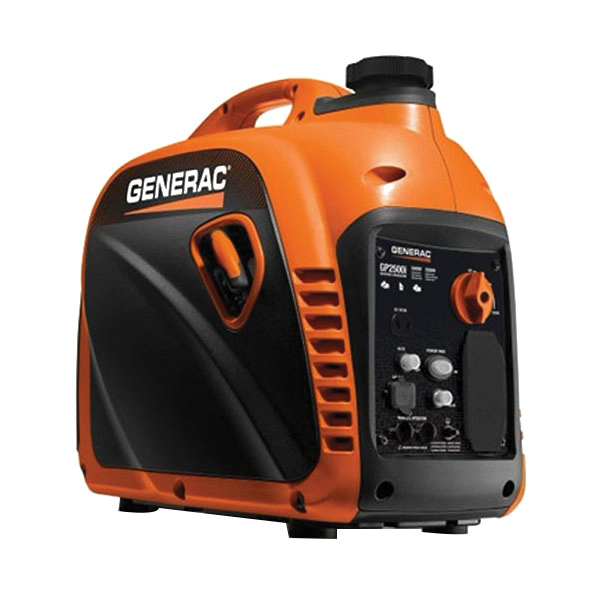 Generac GP Series 8251-0 Portable Generator, 120 V, 2500 W Output, Gasoline, 1 gal Tank, Recoil Pull Start - 2
