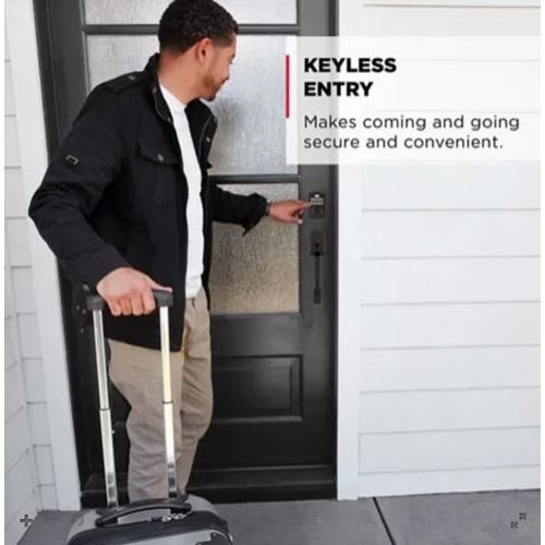 Kwikset Powerbolt 250 Series 992500-003 Keypad Electronic Lock, 3 Grade, Zinc, Venetian Bronze, KW1 Keyway - 3