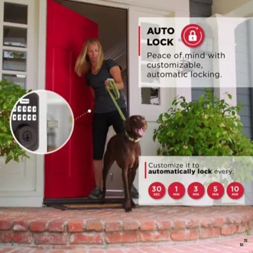 Kwikset Powerbolt 250 Series 992500-003 Keypad Electronic Lock, 3 Grade, Zinc, Venetian Bronze, KW1 Keyway - 5
