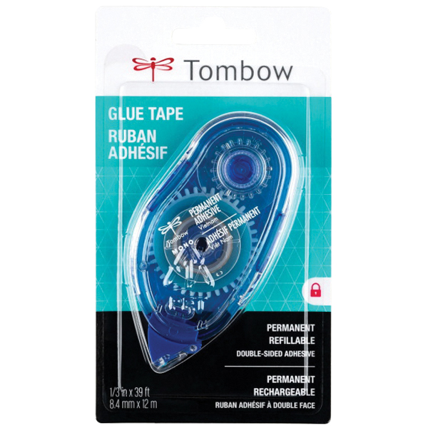 Tombow 62106 Mono Adhesive Permanent, 1/3 in Max Tape W - 2