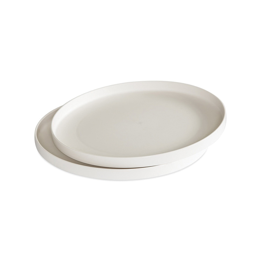 Nordic Ware 67500 Meal Plate, Round, 10.3 in Dia, Plastic, White, Oven Safe: No - 3
