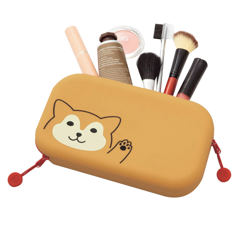 LIHIT LAB A-7716-6 Zipper Pouch, Silicone Rubber, Panda - 2