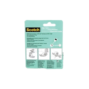 Scotch C19-CLIP-SR Desktop Tape Dispenser, 3/4 in Max Tape W, Black - 3