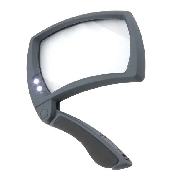 Carson MagniFold Series MJ50 Magnifier, 4.2 x 2.4 in Mirror, Rectangular Mirror, 2X Magnification, 7.7 in OAL - 2