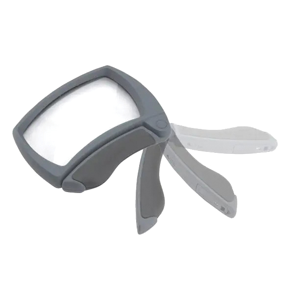 Carson MagniFold Series MJ50 Magnifier, 4.2 x 2.4 in Mirror, Rectangular Mirror, 2X Magnification, 7.7 in OAL - 3