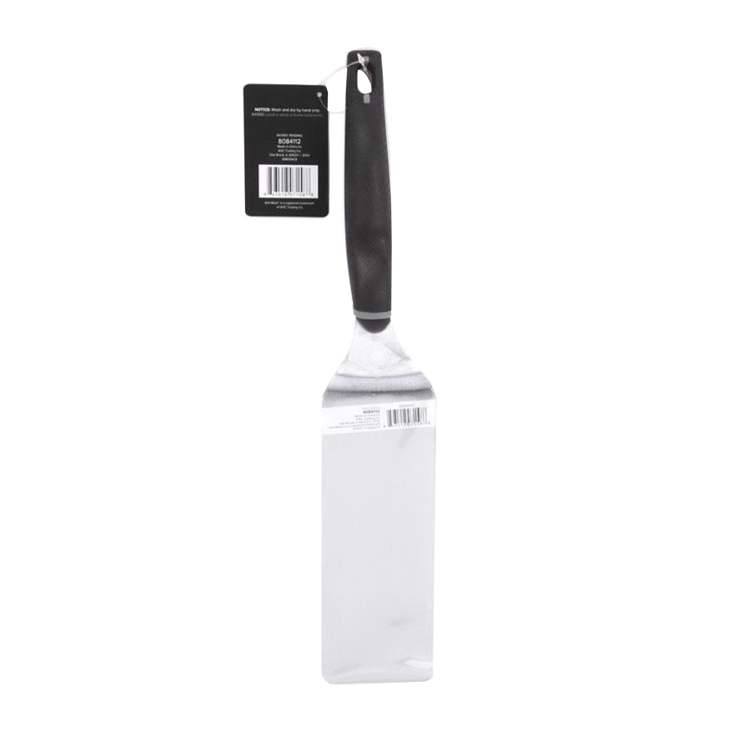 Grillmark 08800ACE Griddle Spatula, Stainless Steel Blade, Plastic/TPR Handle, Soft Grip Handle - 3