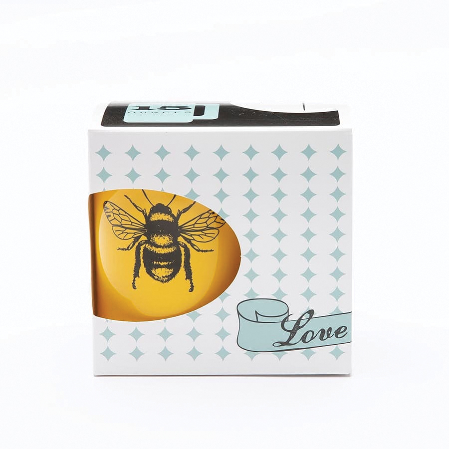 Counter Couture 2624 Coffee Mug, Bee Print, 15 oz, Ceramic - 2