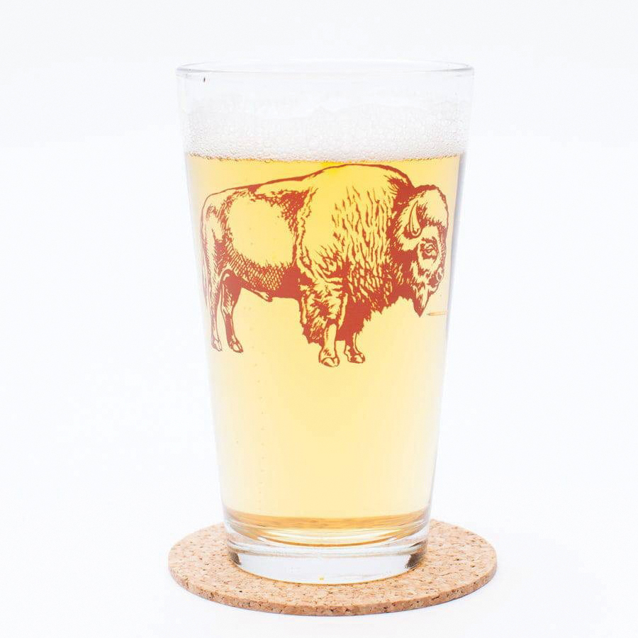 Counter Couture 1754 Pint Glass, 16 oz, Brown - 2