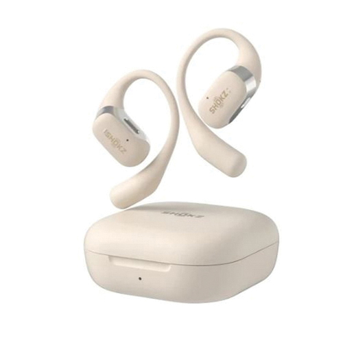 Aftershokz OpenFit T910-ST-BG-US Headphone, 50 Hz to 16 kHz, 5.2 Bluetooth, 10 m Wireless Range, Beige - 2