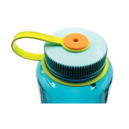 Nalgene 342769 Sustain Silo Bottle, 48 oz Capacity, Tritan Renew, Cerulean, Wide Mouth Lid - 3