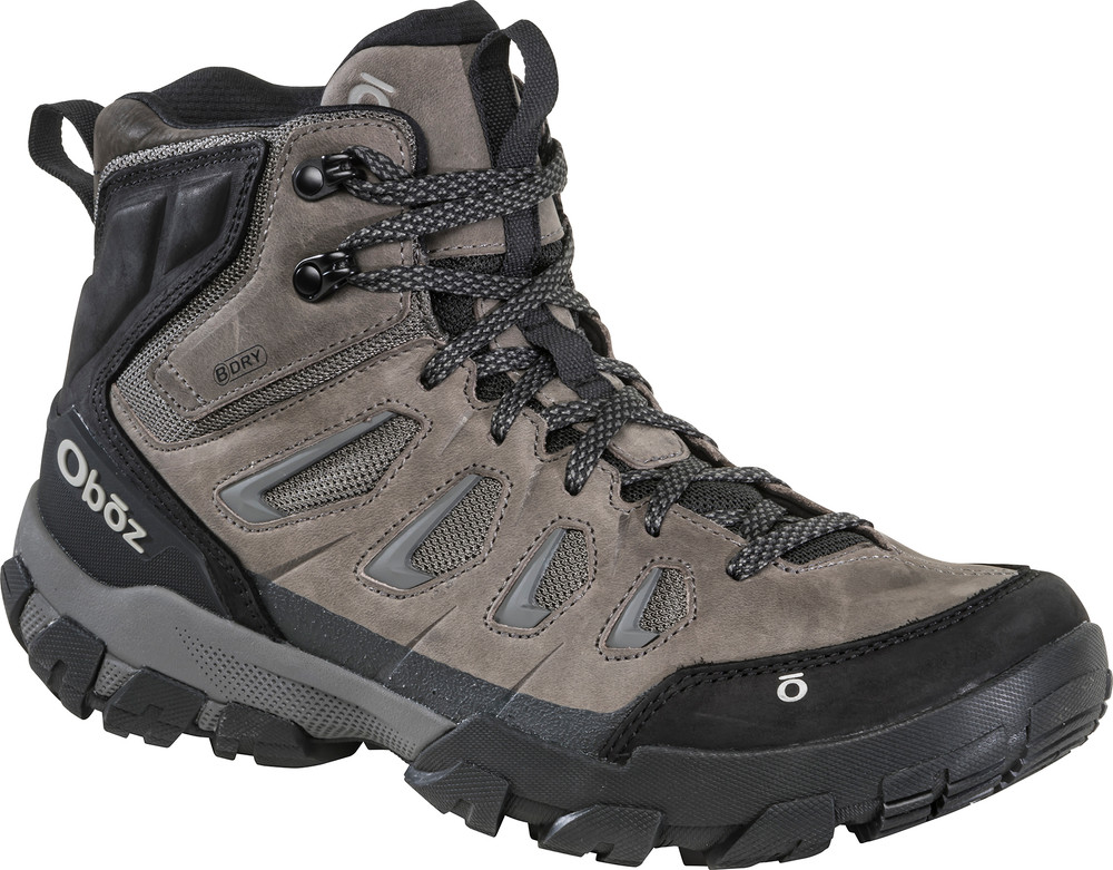 Oboz Sawtooth X Mid Series 24001-CH-12M Hiking Boots, 12, M W, Charcoal, Leather, Lace-Up - 2