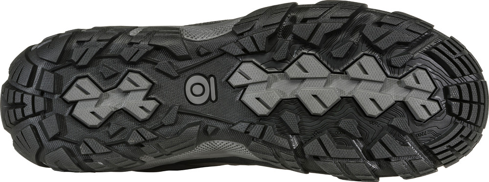 Oboz Sawtooth X Mid Series 24001-CH-12M Hiking Boots, 12, M W, Charcoal, Leather, Lace-Up - 3