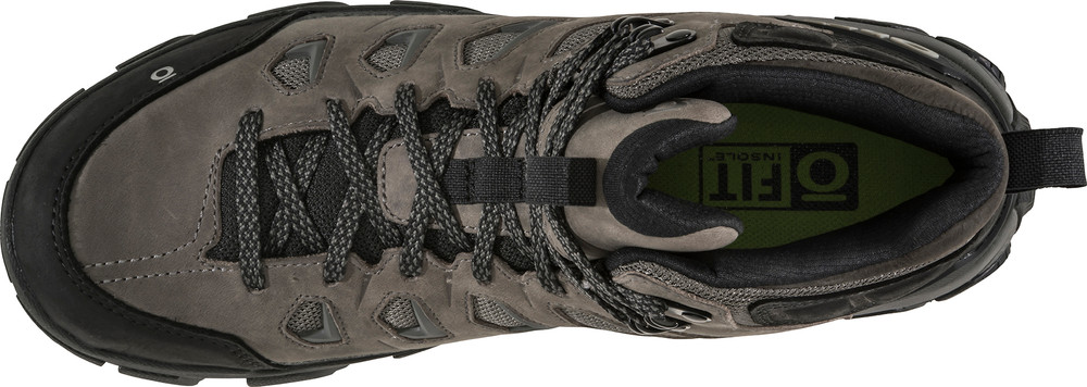 Oboz Sawtooth X Mid Series 24001-CH-12M Hiking Boots, 12, M W, Charcoal, Leather, Lace-Up - 5