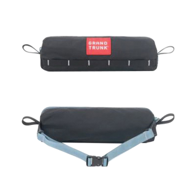 Grand Trunk COMP-01 Compass Stool, 3 in W, 3 in D, 11 in H, Aluminum Frame, Sea Black Frame, 450D Polyester Seat - 3