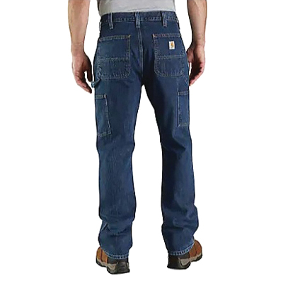 Carhartt 104944-H45-38x34 Jeans, 38 in, 34 in L, Canal, Loose - 2