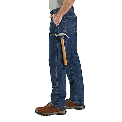 Carhartt 104944-H45-38x34 Jeans, 38 in, 34 in L, Canal, Loose - 3
