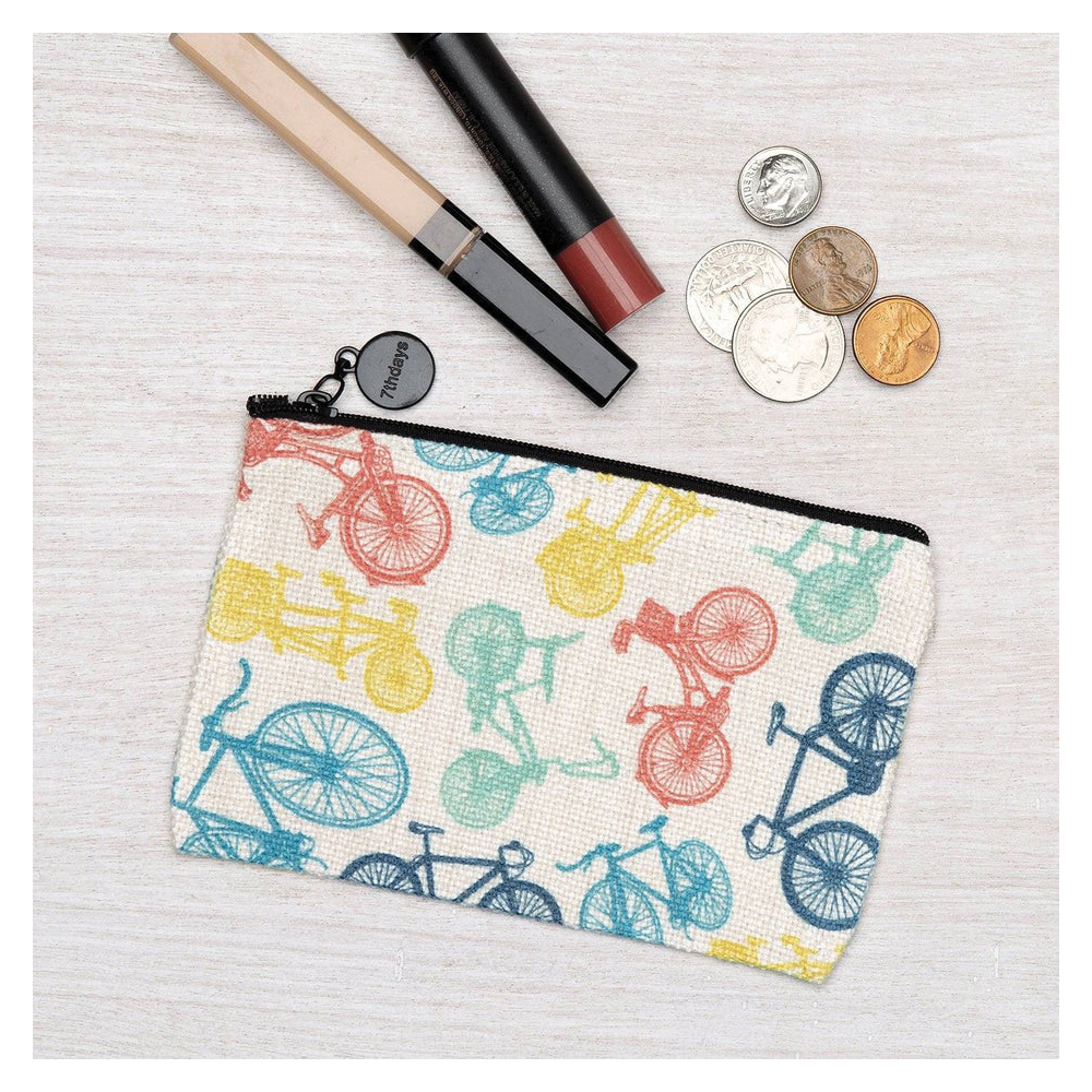 Counter Couture 3124 Pouch, S, Bicycle, Zipper, Natural - 1