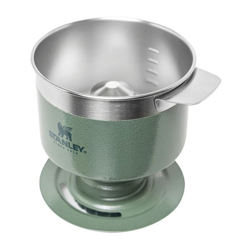 Stanley 1913 Classic Series 10-09383-001 Coffee Pour Over, 20 oz, Stainless Steel, Hammertone Green - 2