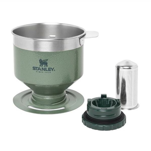 Stanley 1913 Classic Series 10-09383-001 Coffee Pour Over, 20 oz, Stainless Steel, Hammertone Green - 3