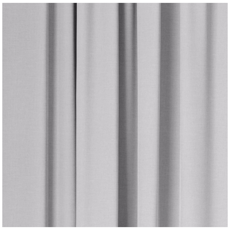 umbra Twilight Series 1017283-918 Blackout Curtain Set, 63 in L, 52 in W, Pocket-Tab Pattern, Polyester, Gray - 2