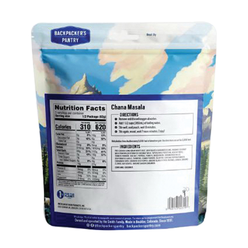 Backpacker's Pantry 102319 Chana Masala, 5.8 oz Pouch - 2