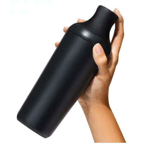 Good Grips 11327200 Cocktail Shaker, Non-Slip Handle, Plastic, Black - 3