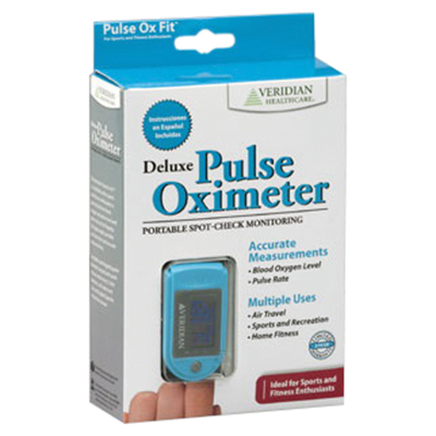 Veridian Healthcare 11-50D Pulse Oximeter, Battery, Digital, 70 to 100% SPO2, 30 to 250 bpm Pulse Rate Accuracy - 4