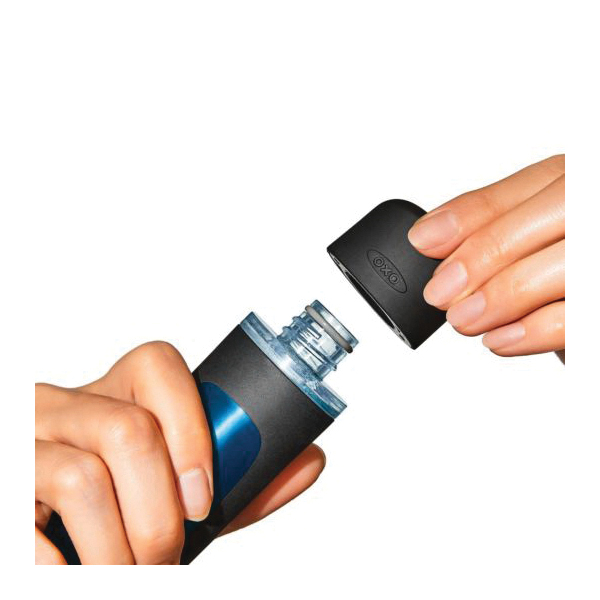Good Grips 12361600 Soap Dispensing Dish Scrub, 12 in OAL, Comfortable, Non-Slip Grip Handle, Plastic/Rubber Handle - 5