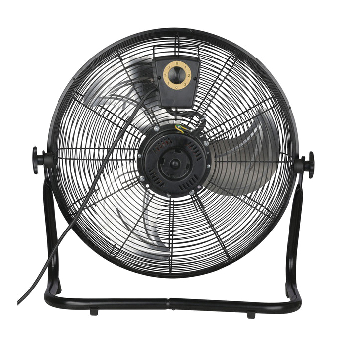 Perfect Aire 1PAFHV18 High-Velocity Fan, 115 V, 18 in Dia Blade, 3-Blade, 3-Speed, 2700 cfm Air - 2
