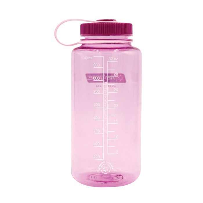 Nalgene 2020-4132 Sustain Water Bottle, 32 oz Capacity, Tritan Renew, Cosmo, Wide Mouth Lid - 2