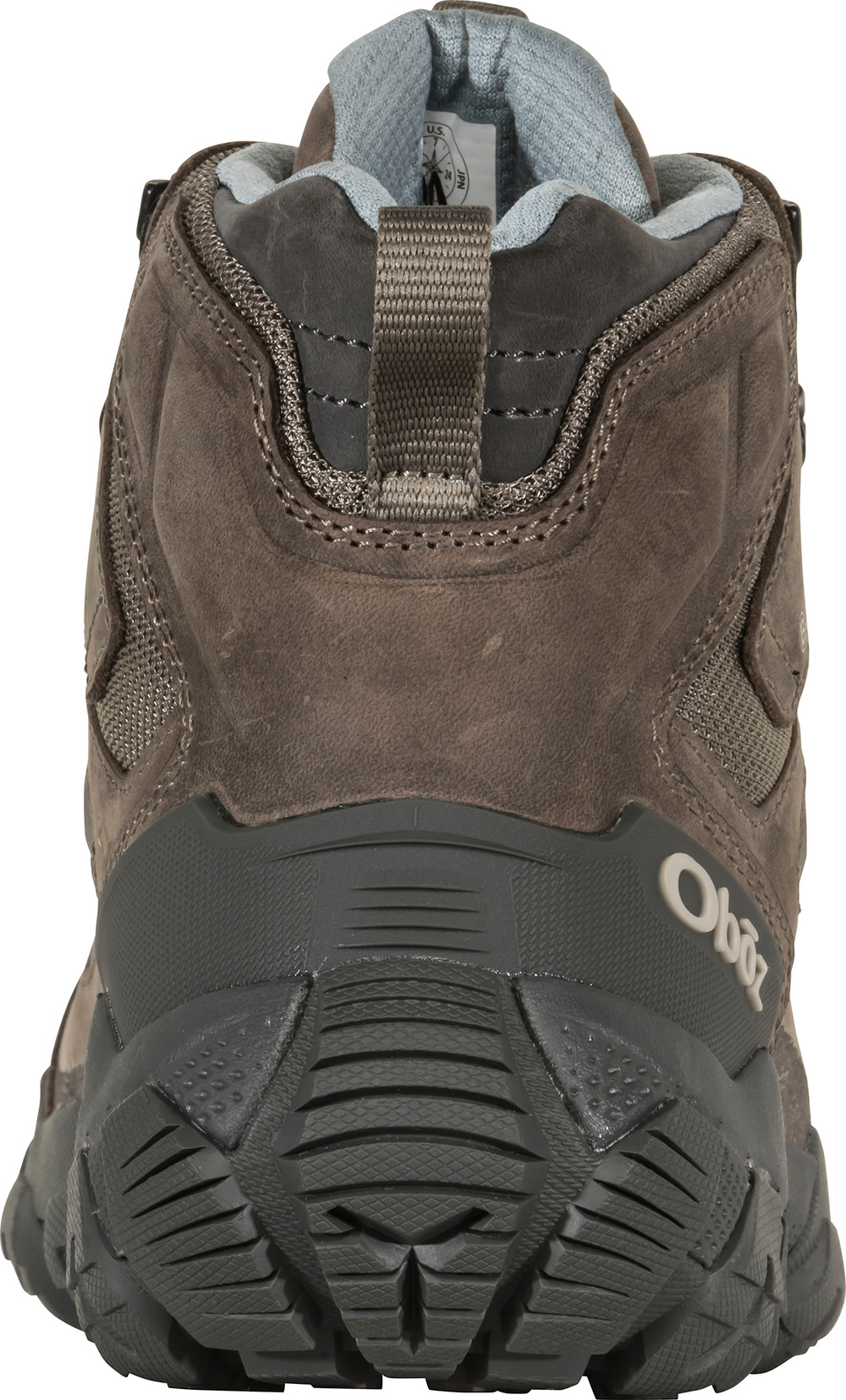 Oboz Sawtooth X Mid Series 24002-RCK-7W Hiking Boots, 7, W, Rockfall, Leather, Lace-Up - 4