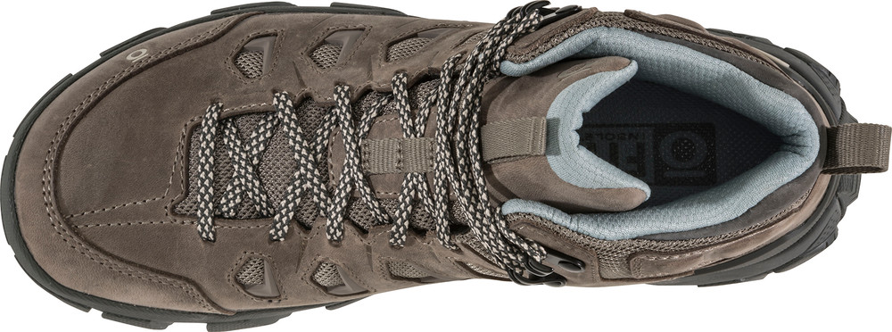 Oboz Sawtooth X Mid Series 24002-RCK-7W Hiking Boots, 7, W, Rockfall, Leather, Lace-Up - 5