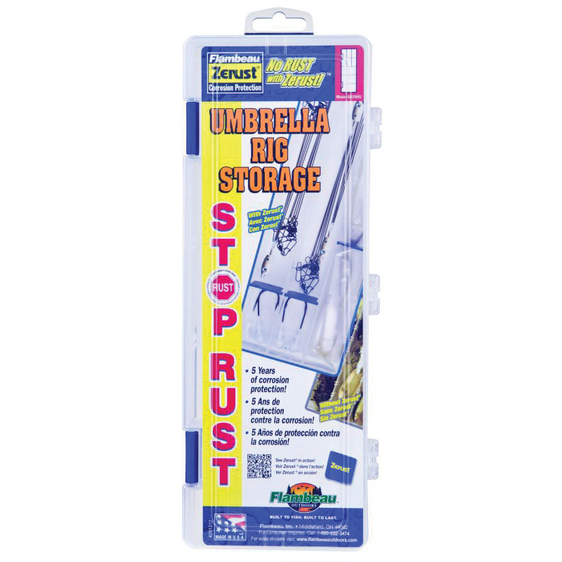 Tuff Tainers 3009UM Umbrella Rig Storage Box, 4-1/2 in W, 12 in D, 13-Compartment, Polymer - 2