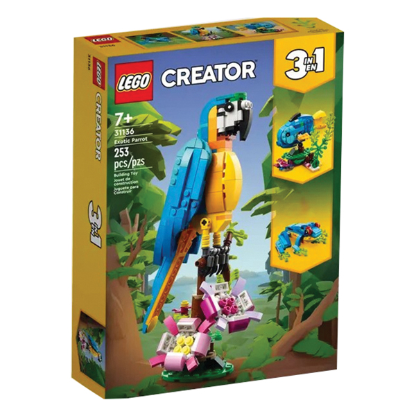 Lego 31136 Exotic Parrot, 7 years and Up, 253-Piece - 2