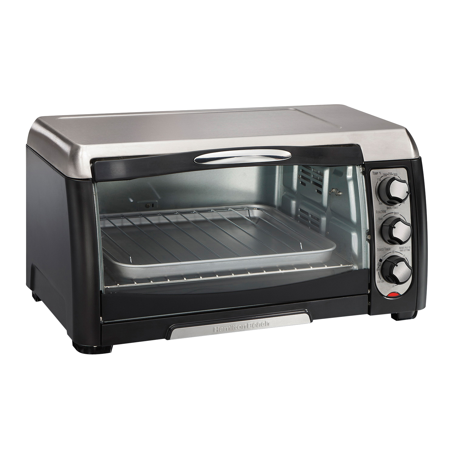 Hamilton Beach 31330D Toaster Oven, 1400 W, 6-Slice, Black - 2