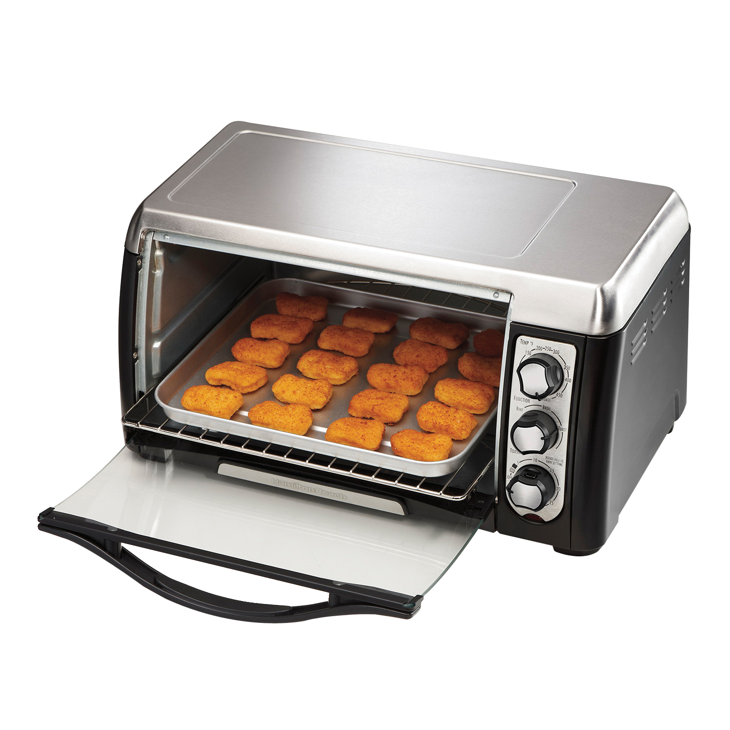 Hamilton Beach 31330D Toaster Oven, 1400 W, 6-Slice, Black - 5