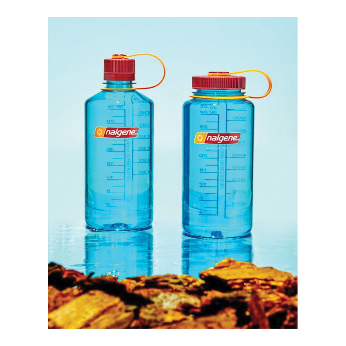 Nalgene 342687 Sustain Water Bottle, 32 oz Capacity, Tritan Renew, Slate, Narrow Mouth Lid - 3