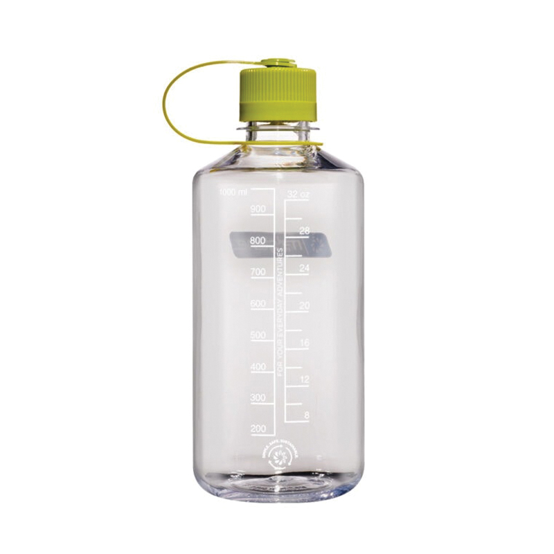 Nalgene 342688 Sustain Water Bottle, 32 oz Capacity, Tritan Renew, Clear, Narrow Mouth Lid - 2