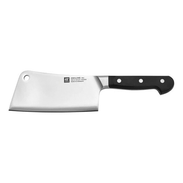 Zwilling Pro Series 38415-163 Meat Cleaver, 6 in L Blade, Steel Blade, Plastic Handle, Matte Black Handle - 2