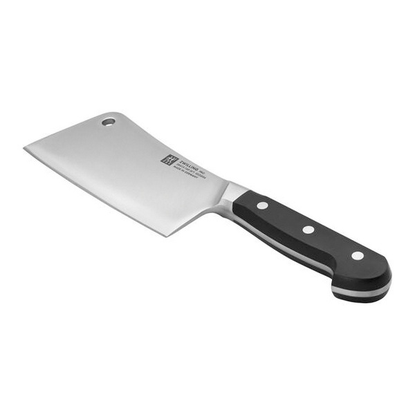 Zwilling Pro Series 38415-163 Meat Cleaver, 6 in L Blade, Steel Blade, Plastic Handle, Matte Black Handle - 4