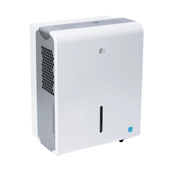 Perfect Aire 3PFD22 Dehumidifier, 15 A, 115 V, 2-Speed, 22 pt/day Humidity Removal, 1500 sq-ft Coverage Area, Silver - 3