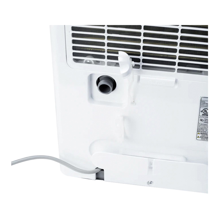 Perfect Aire 3PFD22 Dehumidifier, 15 A, 115 V, 2-Speed, 22 pt/day Humidity Removal, 1500 sq-ft Coverage Area, Silver - 4